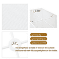 thumbnail image 5 of AzulHome 18" Large Square Lamp Shade Top:(8.3"x15"), Bottom:(10.3"x18.2"), Height: 11", Linen Drum Lamp Shades, Durable Fabric Lampshades Replacement, 5 of 7