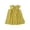 Yellow, variant on Little Cute Dresses For Girls Casual Dot Sleeveless Kids Comfortable Play Easy Wash Lightweight Breathable Graduation Dress For Girls Size 6-7T