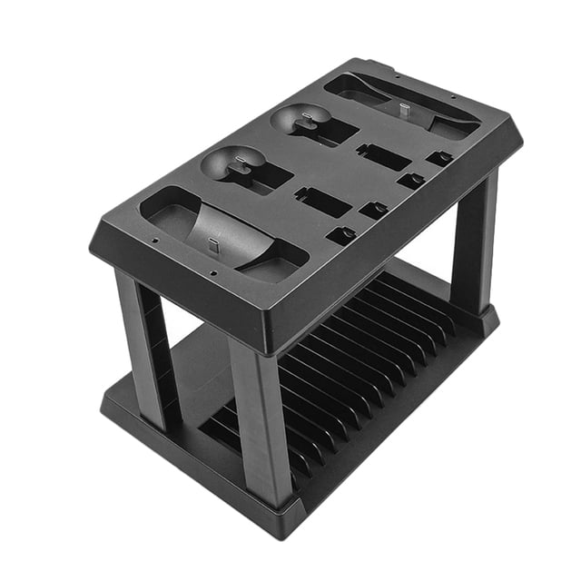 Consola de juegos Soporte para tarjetas de juego Estación de carga Gamepads Soporte de plástico Reemplazo para interruptor Inevent EL3379-00B