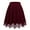 Wine, variant on 50% Off Clear! Viikei Summer Skirts for Women Skirts Clearance Sale Skirt Plus Size Basic Versatile Stretchy A-line Flared Casual Mini Skater Skirt