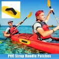 thumbnail image 2 of Unique Bargains Universal 2pcs PVC Strap Handle Patches Carry Grab Handle for Dinghy Canoes Raft and Surfboard Yellow, 2 of 6