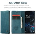 thumbnail image 5 of SaniMore Case for Samsung Galaxy A53 5G 6.5" 2022, Premium PU Leather Magnetic Cover Card Slots Cash Pocket Flip Kickstand Shockproof TPU Shell Full Protective Business Retro Case, Blue, 5 of 10