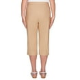 thumbnail image 2 of Alfred Dunner Women's Classics Allure Stretch Clam Digger, Tan, 18, 2 of 3