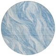 thumbnail image 2 of Addison Rugs Chantille Indoor/Outdoor Transitional Waves Blue Washable Round Rug, 8' x 8', 2 of 6