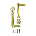 thumbnail image 4 of Renovators Supply Carpet Holder Clips 5.25 in. Brass Carpet Runner Holder Clips with Swivel Clip, 4 of 10