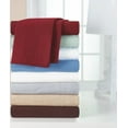 thumbnail image 4 of Pointehaven Heavy Weight Solid Flannel Sheet Set, California King, Merlot, 4 of 8