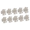 thumbnail image 2 of 50 remaches de calavera de plata para hacer tú mismo zapatos y cinturones: kit de accesorios de moda con abalorios góticos, 2 of 8