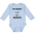 thumbnail image 3 of Inktastic Midwife Mom Baby Girls Long Sleeve Baby Bodysuit, 3 of 5