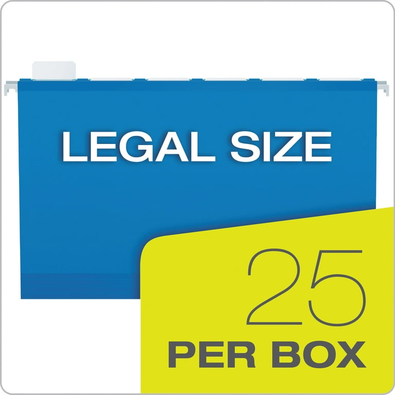 Ready-Tab Extra Capacity Reinforced Colored Hanging Folders, Legal Size, 1/6-Cut Tabs, Assorted Colors, 20/Box Ready-Tab Extra Capacity Reinforced Colored Hanging Folders, Legal Size, 1/6-Cut Tabs, Assorted Colors, 20/Box