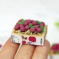 thumbnail image 3 of Miniatura Cesta Litchi Zulema 1/12 decoración resina 3,1x2,3x1,7 cm, 3 of 8