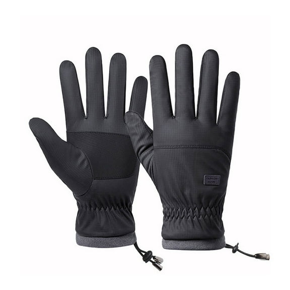 Xmyrz Womens Gloves Winter Gloves Thickened Waterproof Knitted Cycling -Lined Touch Screen Gloves Ski Gloves Snow Gloves Men's Mittens