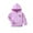 Purple, variant on XBASW Toddler Baby Girls Sweatshirt Spring Autumn Casual Hoodie Kids Butterfly Print Sweater Jacket Zip-Up Hooded Coats for Girls 18M- 6T