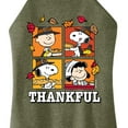 thumbnail image 3 of Peanuts - Thankful - Juniors High Neck Tank Top, 3 of 6