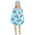 thumbnail image 7 of joogoo Shark and Hearts Kids Hooded Beach Towel Baby Bath Towel 23.5"x50", 7 of 7