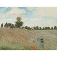 thumbnail image 3 of Claude Monet 14x12 Black Modern Framed Museum Art Print Titled - Poppy Field (1881), 3 of 5