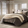 thumbnail image 3 of EVERGRACE Luxury Faux Fur Throw Blanket, Soft Fluffy Faux Mink Blankets for Bed, Couch, Sofa, Thick Cozy Plush Warm Fur Throws with Reversible Velvet, Tipped Golden Fox, 50"x60", 3 of 8