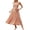 Floral Apricot, variant on PRETTYGARDEN Women's Summer Floral Maxi Sun Dress Sleeveless Halter Neck Flowy Ruffle Hem Long Boho Dresses with Belt