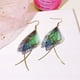 thumbnail image 3 of Versión coreana de pendientes hechos a mano de temperamento literario retro, pendientes de perlas, alas de mariposa de tul, pendientes de gancho para la oreja con alas de mariposa, 3 of 6
