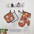 thumbnail image 5 of Christmas Deer and Yellow Flowers Apron Set with Oven Mitts Pot Holders Set of 5 Kitchen Stuff Accessories, 5 of 6