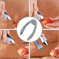 thumbnail image 4 of Jinyi Fruit Vetable Stem Remover Tomato Potato Pine Corer Well On Sizes Of Soft Fruit Or Vetables(2pcs, +), 4 of 5