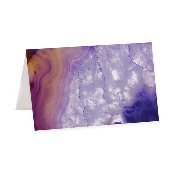 Koyal Wholesale Table Tent Place Cards Agate Purple Wedding 56 Pack