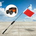 thumbnail image 2 of Cergrey RC Climbing Flag, RC Climbing Car Flag, Model Antenna L29cm Simulation Signal Line with Flag for RC Climbing Car, 2 of 6