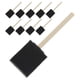 thumbnail image 2 of 10 pinceles de esponja con madera para pintar, para manualidades, para limpiar rejillas de ventilación del coche, juguetes para niños 2 pulgadas, 2 of 9