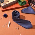 thumbnail image 4 of unbranded 5Ud De Corbatas Para Con Pañuelo Bolsillo Y Pin De, 4 of 8