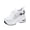 White, variant on Women's Wedge Platform Knitted Sneakers Breathable Lace Up Air Cushion Arch Support Chunky Casual Walking Shoes