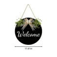 thumbnail image 3 of GFHFHITJ Welcome Sign for Front Door Interchangeable Pieces,3D Welcome Hanger Funny Welcome Sign Home Outdoor Decor 11.8Inch, Door Hanger Welcome Sign Home Decor Funny Words Door Hanger, 3 of 6