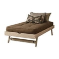 thumbnail image 4 of Kodiak Furniture Boho Wood Pop Up Bed in White with Linen Stone Mattress, 4 of 5