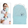 thumbnail image 3 of facefd Gant de Golf Rafraîchissant Femmes Hommes Conduite Pêche Gants Protection UV L Bleu Droit, 3 of 5