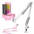 thumbnail image 1 of Micrófono FIFINE A8T USB Streaming Gaming Kit Pink, 1 of 7