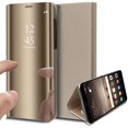 thumbnail image 1 of Compatible With Galaxy S10 Cover Mirror Cell Phone Case, Cover Clear View Pu Leather Case Flip Protective Cover Wallet Cell Phone Case Flip Case Wallet Case Leather Cover For Galaxy S10, Gold, 1 of 4
