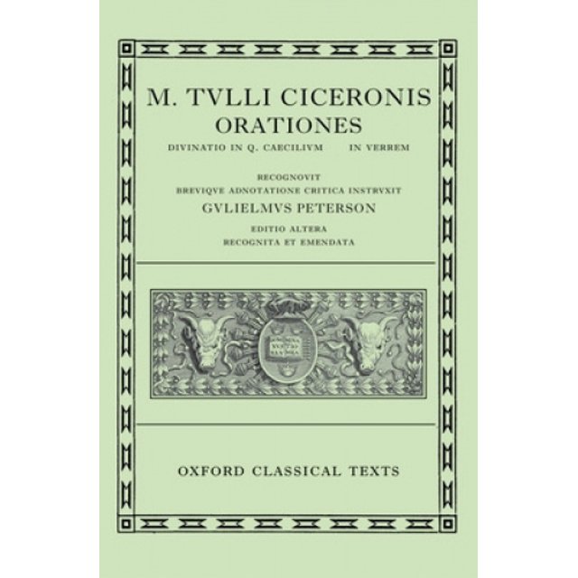 Cicero Orationes. Vol. III: (Verrinae) (Oxford Classical Texts)
