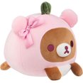 thumbnail image 4 of San-X Coussin Peluche Mochi Original Rilakkuma Cherry Series - Chairoikoguma Rose, 4 of 7