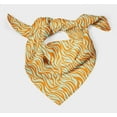 thumbnail image 3 of Bimba Orange Wild Animal Skin Pure Silk Printed Scarf Dupatta Head Neck Wrap Bandanas For Women 40 x 40 Inches, 3 of 6