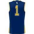 thumbnail image 3 of Men's GameDay Greats #1  Navy Marquette Golden Eagles  Lightweight Basketball Jersey, 3 of 4