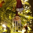 thumbnail image 4 of Adorno navideño de Papá Noel con tenedor rizado, adorno navideño pintado con cuchara de Papá Noel rizado, adornos navideños divertidos, adornos divertidos de Papá Noel con tenedor rizado para árbol de, 4 of 7