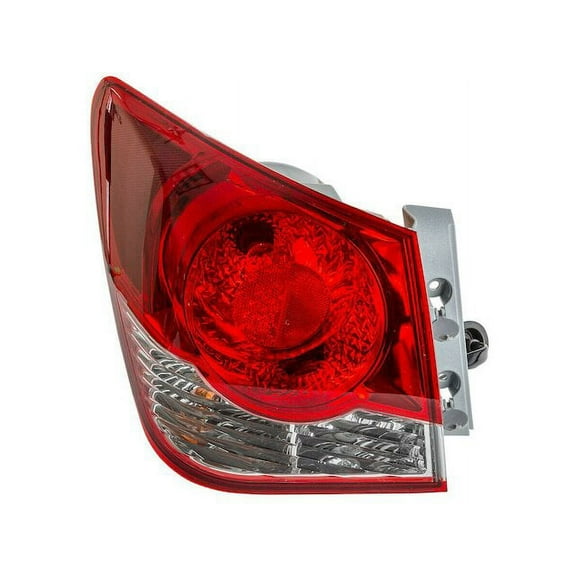 Left Driver Side Outer Tail Light Assembly - Compatible with 2011 - 2015 Chevy Cruze 2012 2013 2014