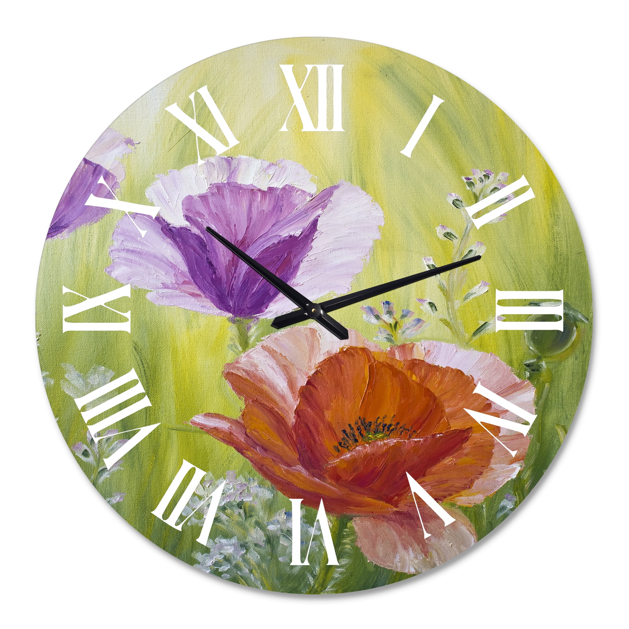 Designart 1 in Quartz Traditional Wall Clock