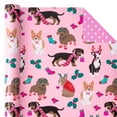thumbnail image 2 of Papel de regalo navideño WRAPAHOLIC reversible de 43 cm x 10 m, 2 of 7