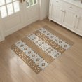 thumbnail image 3 of ODIKA 3'x5' Brown Natural Malta Handwoven Design Washable Accent Rug Geometric Patterns with Modern Touch for Bedside, Nursery Room, Pet Friendly & Non-Shedding, 3 of 7