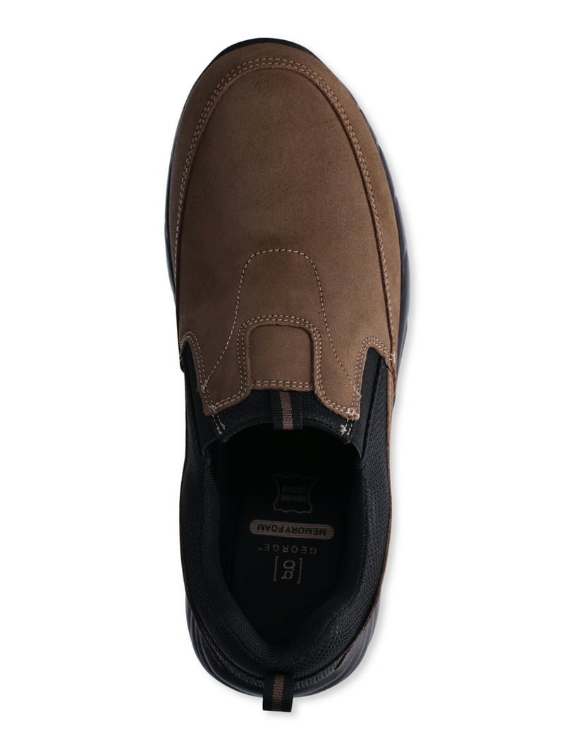 George Men's Rugged Moc Slip On Shoes, Wide Width Available