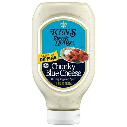 Pack Of 2 Ken's Steak House Chunky Blue Cheese Dressing - 24 oz (Packaging May Vary)