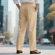 thumbnail image 4 of Ceisia Men's Relaxed Straight Retro Gift Striped Cotton Dress Pants Soft Structured Thin Striped Multi-Color, 4 of 9