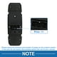 thumbnail image 4 of Interruptor de ventana eléctrica Unique Bargains Interruptor de control de ventana para Jeep Grand Cherokee 2011-2013 Negro, 4 of 7