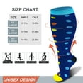 thumbnail image 7 of Plus Size Compression Socks for Women Men 20-30 mmHg 2xl 3xl 4xl , Wide Calf High Tights Long SocksStockings Best Support for Circulation, Running, 7 of 7