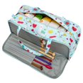 thumbnail image 3 of Cuadros Decorativos Bolsa de almacenamiento de bordado Ganchos de ganchillo Organizador Hilo Titular de hilo (EB029) Likrtyny embutido en tela, 3 of 9