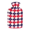 thumbnail image 3 of K Collection Diamond 2L Hot Water Bottle And Cover (Pack of 2), 3 of 4